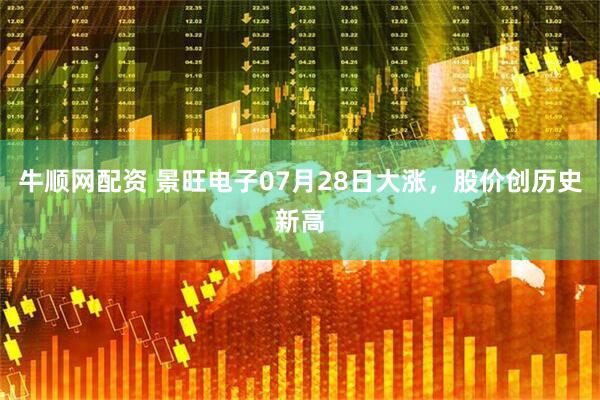 牛顺网配资 景旺电子07月28日大涨，股价创历史新高